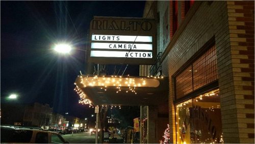 Lights Camera Action Marquee, photo by Todd Williams