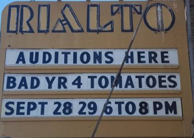 Marquee:Auditions Here-Bad Yr 4 Tomatoes Sept 28,29