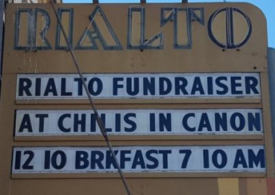 Marquee:Rialto Fundraiser At Chilis in Canon 12 10 BrkFast 7 10AM