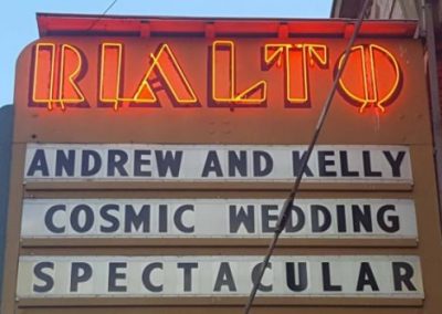 Marquee:Andrew and Kelly, Cosmic Wedding Spectacular