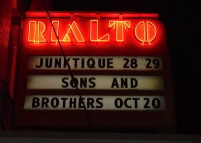Marquee: Junktique 28,29, Sons and Brothers Oct 20