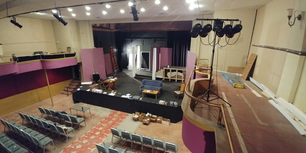 Deathtrap Set under construction