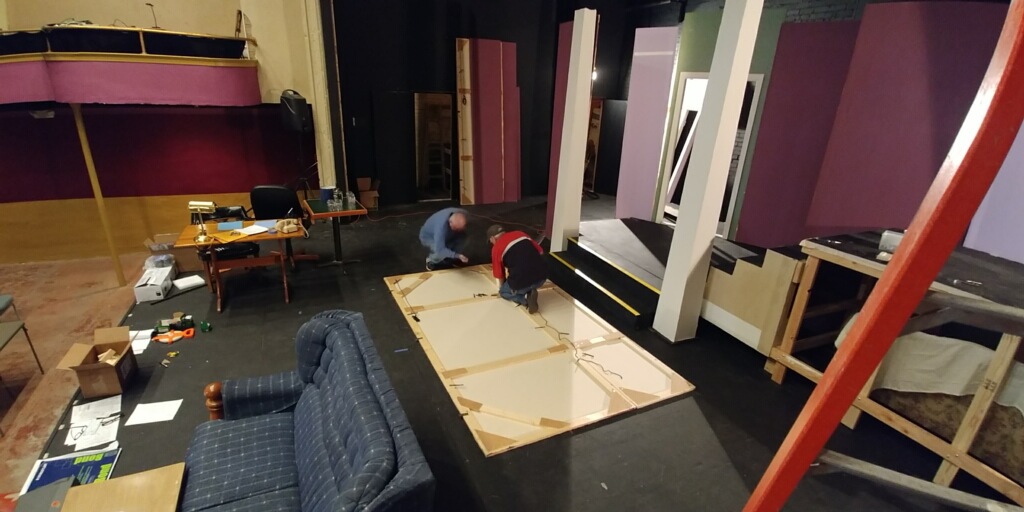 Deathtrap Set under construction