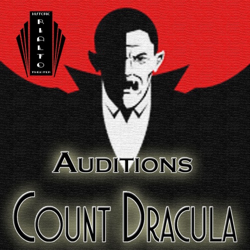 Count Dracula Auditions Aug 26-31, 2019