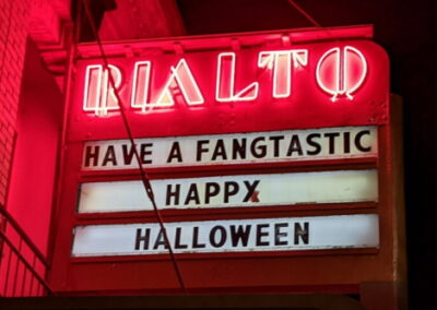 Marquee: Have a Fangtastic Happy Halloween