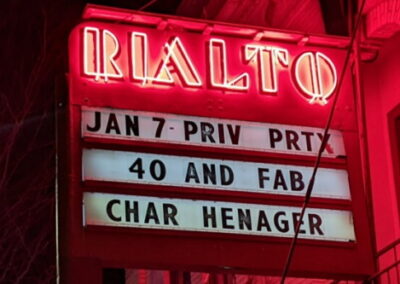 Marquee: Jan7 Priv Prty 40 and Fab Char Henager