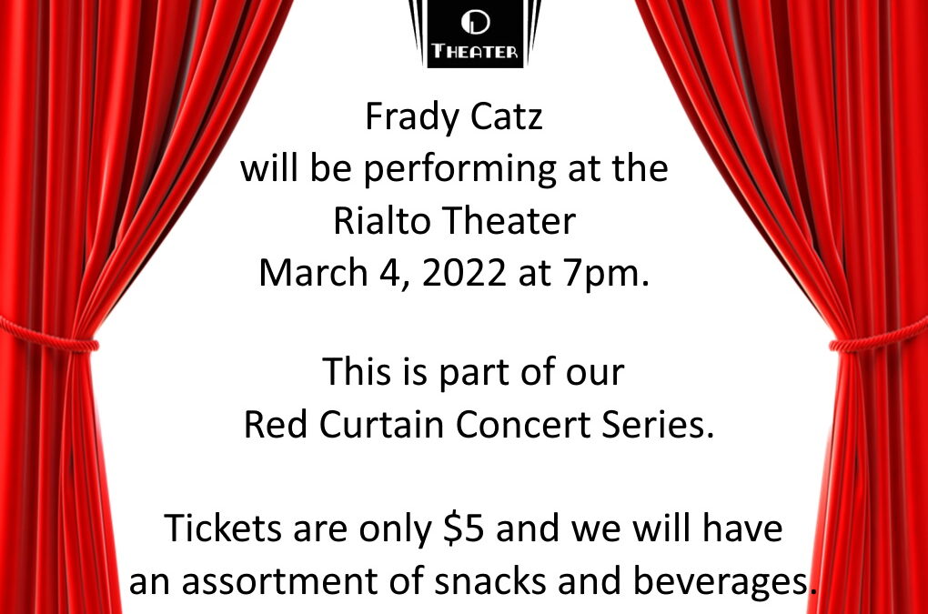Frady Catz Red Curtain concert at the Rialto