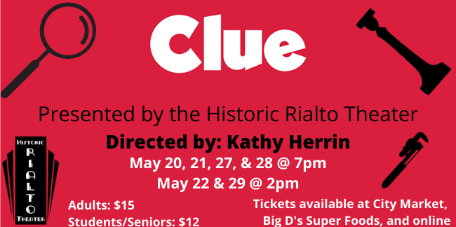 “Clue” On Stage – May 2022