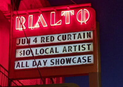 Marquee: Jun 4 Red Curtain $10 Local Artist All Day Showcase