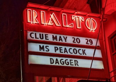 Marquee: Clue May 20 29 Ms Peacock Dagger