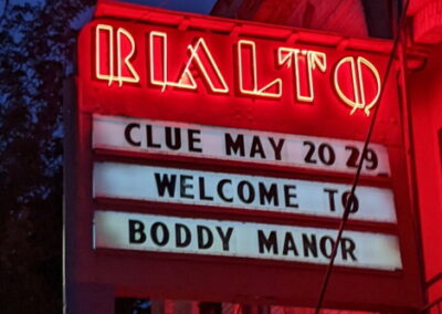 Marquee: Clue May 20 29 Welcome to Boddy Manor