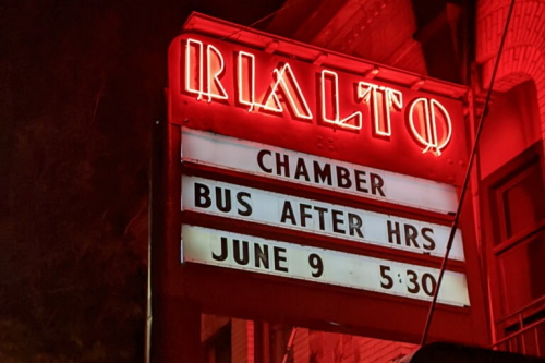 Marquee: Chamber Bus After Hrs June 9 5:30