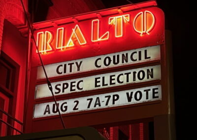 Marquee: City Council Special Election Aug 2