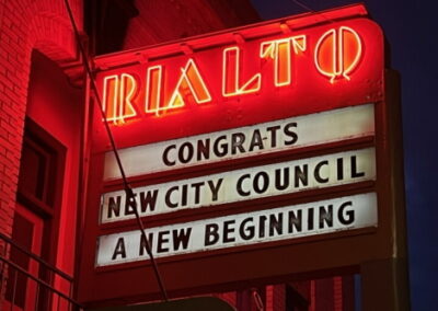 Marquee: Contrats New City Council - a New Beginning