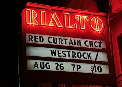 Marquee: Red Curtain Cnct, Westrock, Aug 26 7P