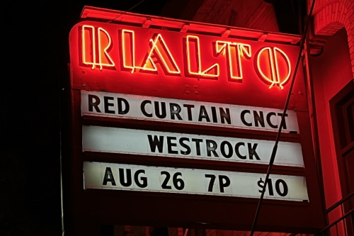 Marquee: Red Curtain Cnct, Westrock, Aug 26 7P