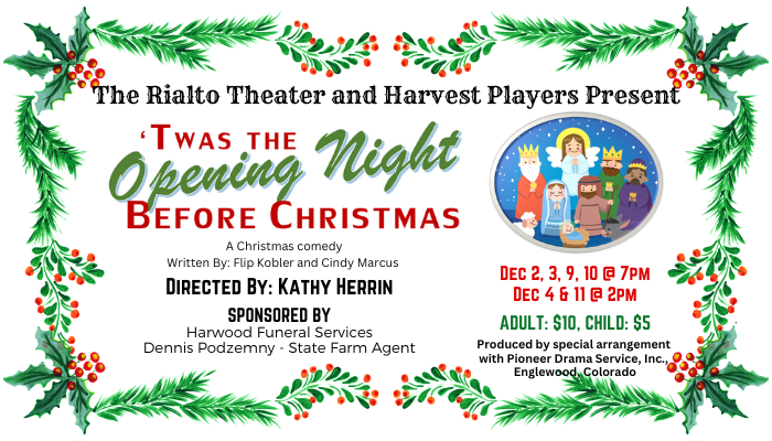 Twas the Opening Night Before Christmas - a holiday play