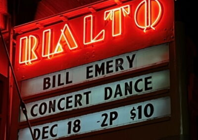 Marquee: Bill Emery Concert Dance Dec 18 2pm $10