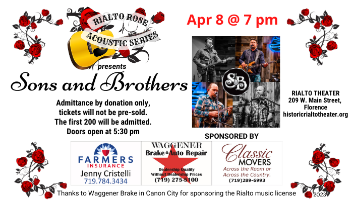 Rialto Rose Acoustic Series - Sons & Brothers