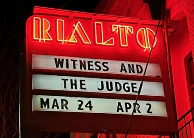 Marquee: Witness and The Judge Mar 24 - Apr 2