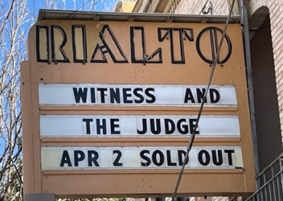 Marquee: Witness and The Judge - Apr 2 Sold Out