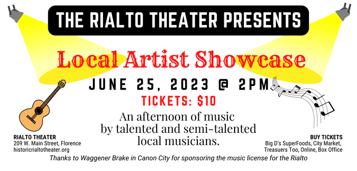 Local Artist Showcase - June 25 @ 2pm
