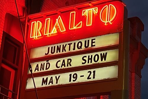 Marquee: Junktique and Car Show - May 12-21
