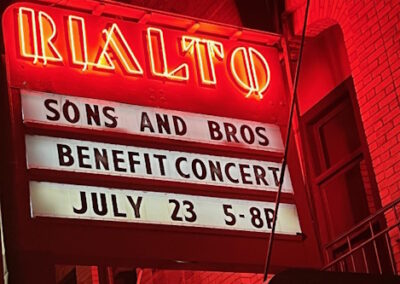 Marquee: Sons and Bros Benefit Concert July 23 5-8p
