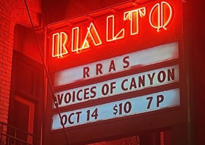 Marquee: RRAS - Voices of the Canyon - Oct 14