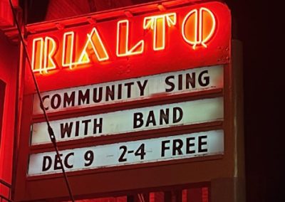 Marquee: Community Sing A Long - With Band - Dec 9 2-4pm