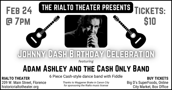 Johnny Cash Birthday Celebration featuring Adam Ashley and the Cash Only Band