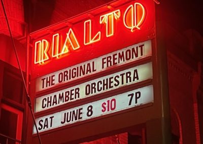 Marquee: The Original Fremont Chamber Orchestra - Sat June 8 7p