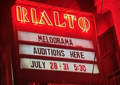 Marquee: Melodrama Auditions Here - July 28-31