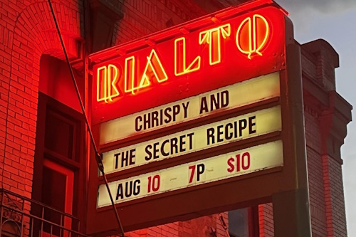 Marquee: Chrispy and The Secret Recipe - Aug 10 7p