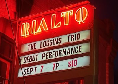 Marquee: The Loggins Trio Debut Performance - Sept 7