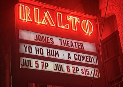 Marquee: Jones Theater- Yo Ho Hum - a Comedy - July 5@7pm, July6@2pm